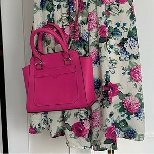 Rebecca Minkoff Micro Avery Tote in Flamingo